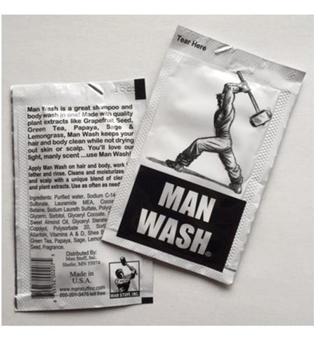 Man Wash® Foil Packs - manstuffetc
